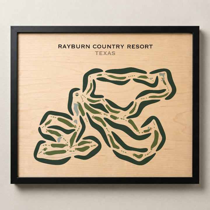 Rayburn Country Resort, Texas - Printed Golf Courses