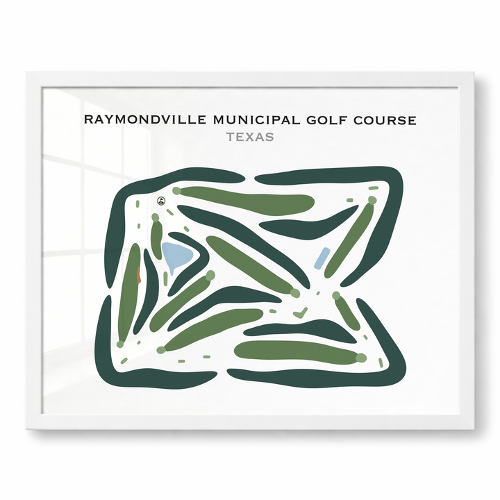 Raymondville Municipal Golf Course, Texas - Printed Golf Courses