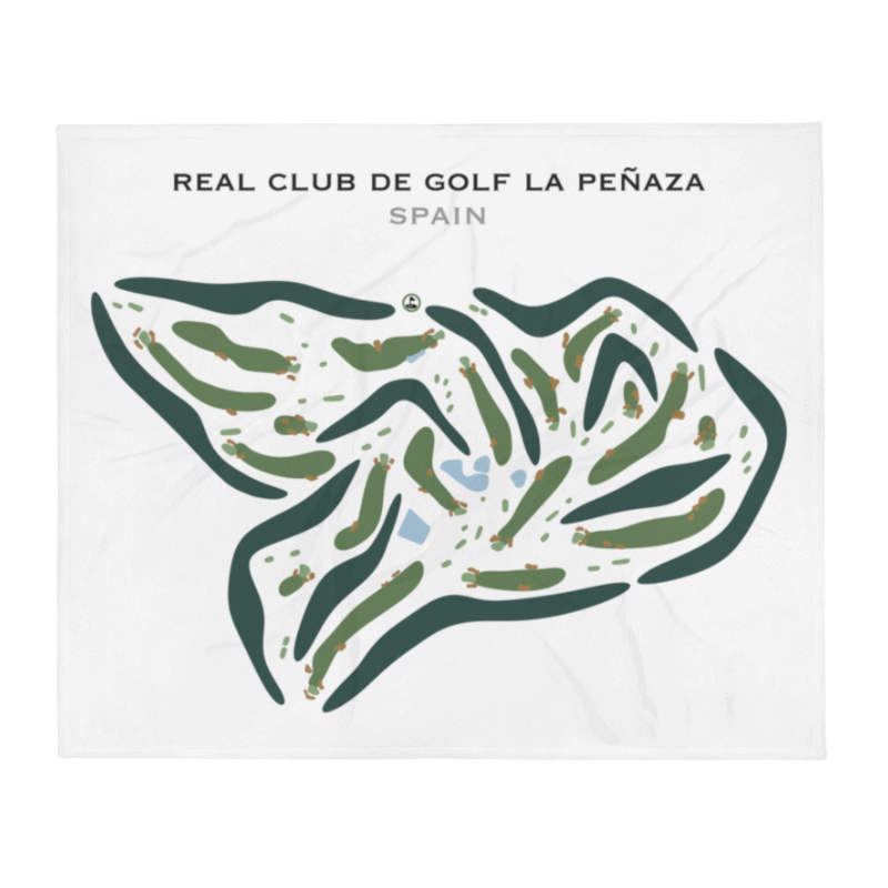 Real Club de Golf La Peñaza, Spain - Printed Golf Courses