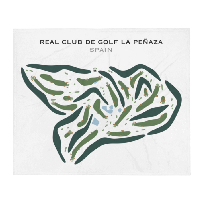 Real Club de Golf La Peñaza, Spain - Printed Golf Courses