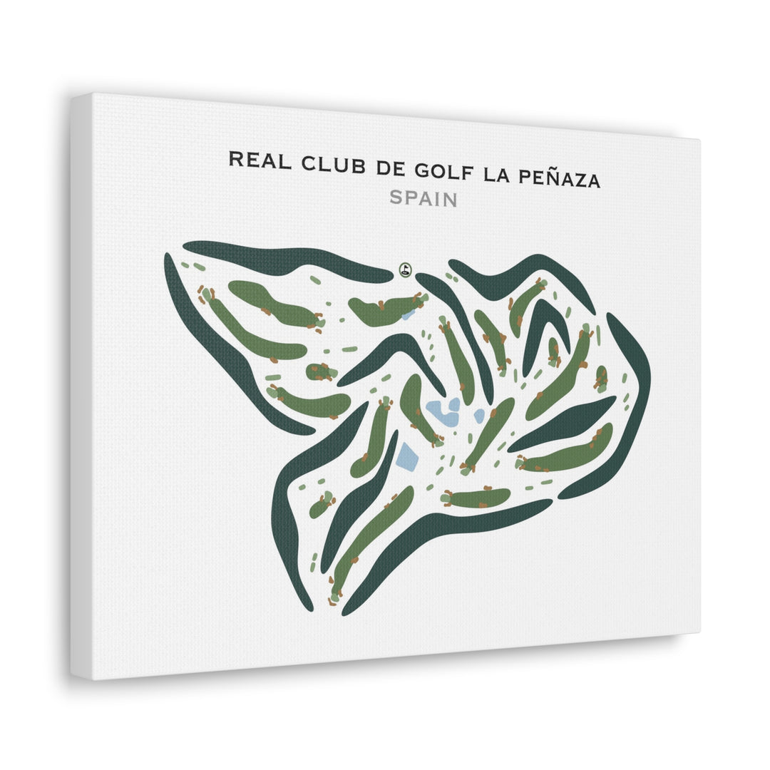 Real Club de Golf La Peñaza, Spain - Printed Golf Courses