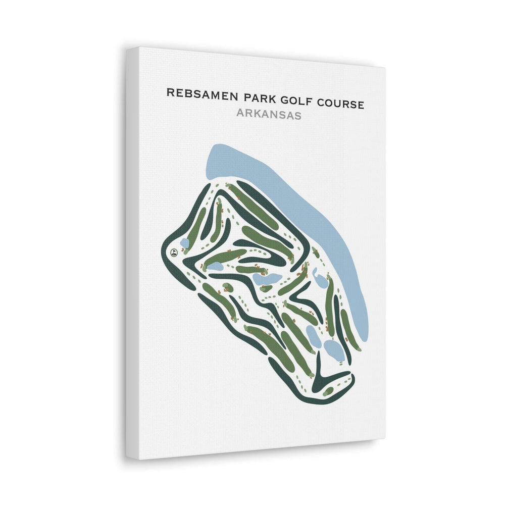 Rebsamen Park Golf Course, Arkansas - Printed Golf Courses - Golf Course Prints