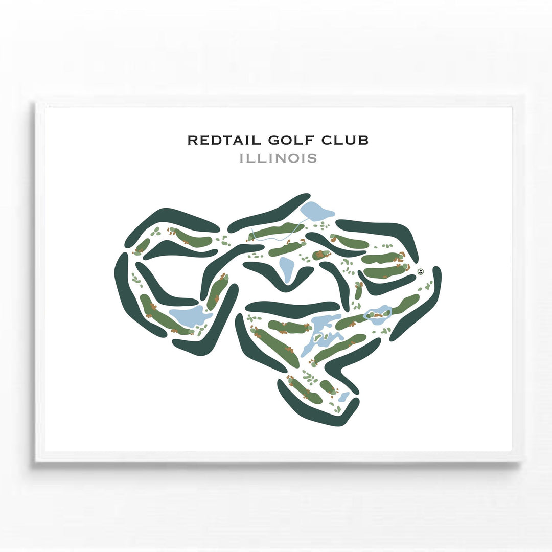 RedTail Golf Club, Illinois - Printed Golf Courses