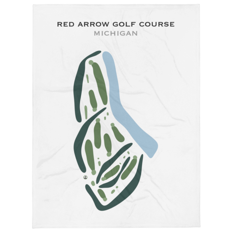 Red Arrow Golf Course, Michigan - Printed Golf Courses