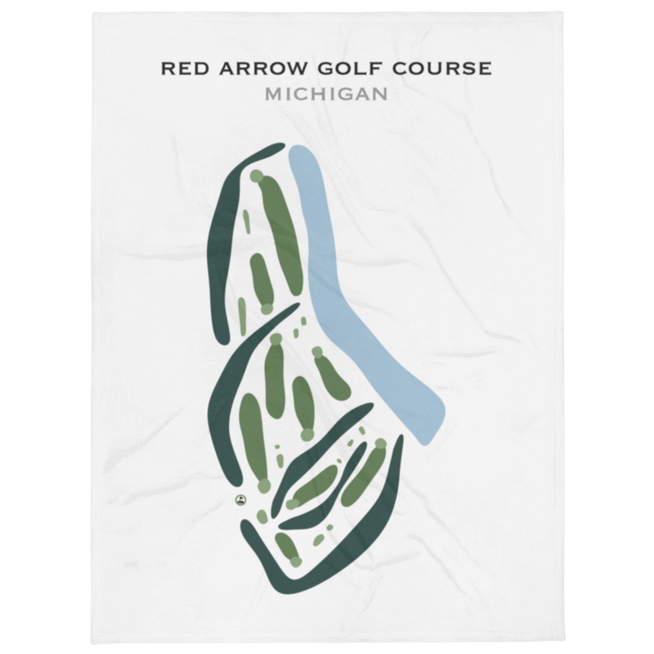 Red Arrow Golf Course, Michigan - Printed Golf Courses