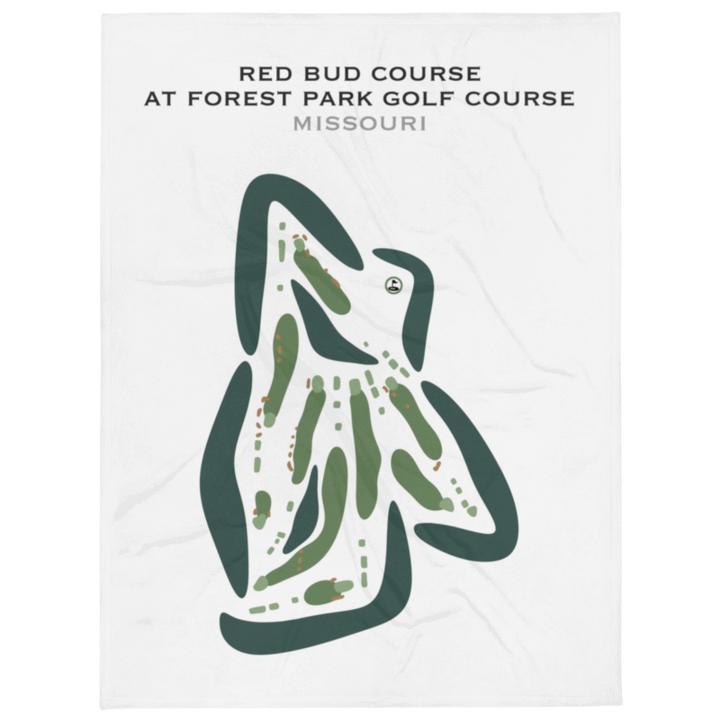 Red Bud Course at Forest Park Golf Course, Missouri - Printed Golf Courses
