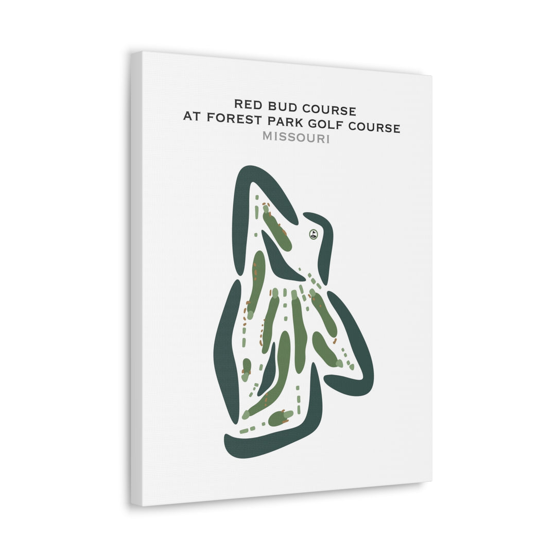 Red Bud Course at Forest Park Golf Course, Missouri - Printed Golf Courses