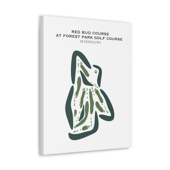 Red Bud Course at Forest Park Golf Course, Missouri - Printed Golf Courses