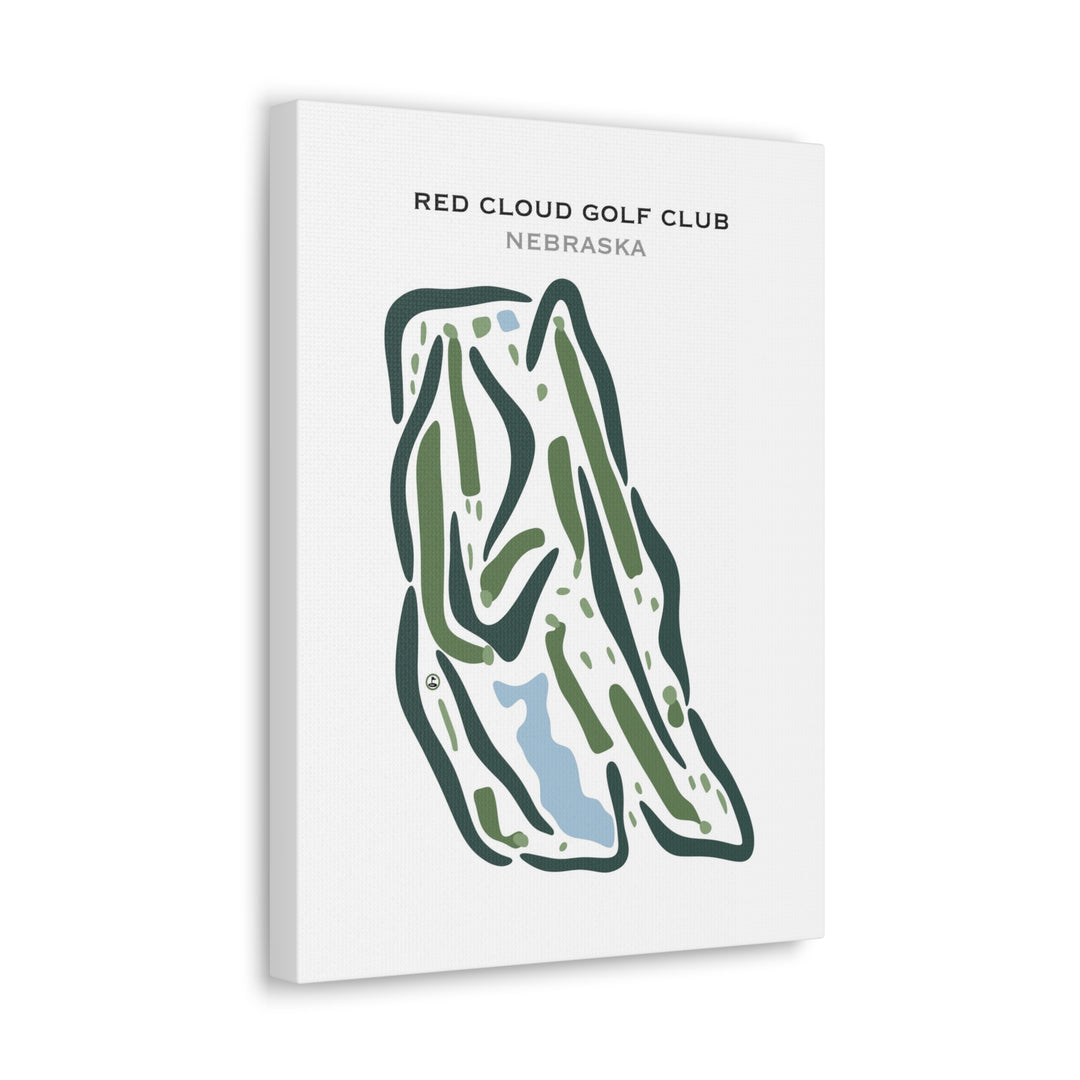 Red Cloud Golf Club, Nebraska - Printed Golf Courses