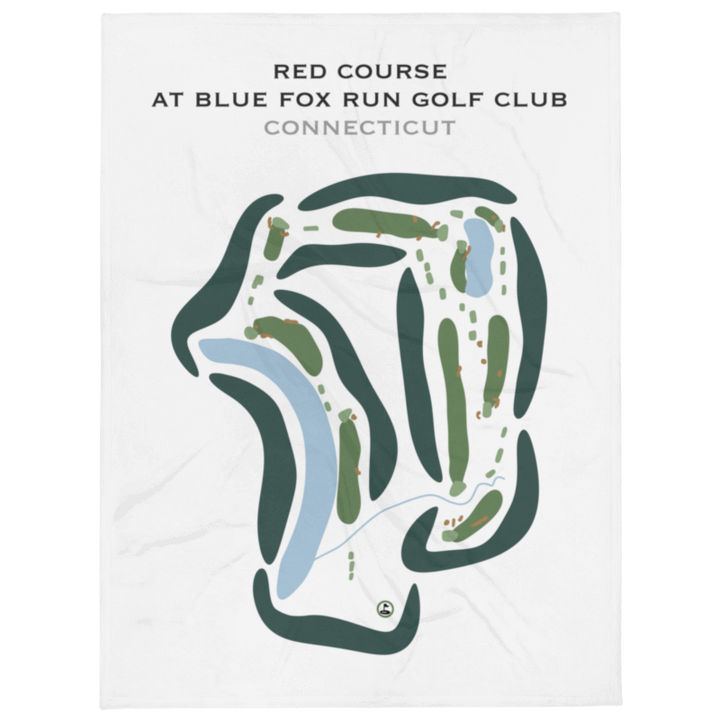 Red Course at Blue Fox Run Golf Course, Florida - Printed Golf Courses