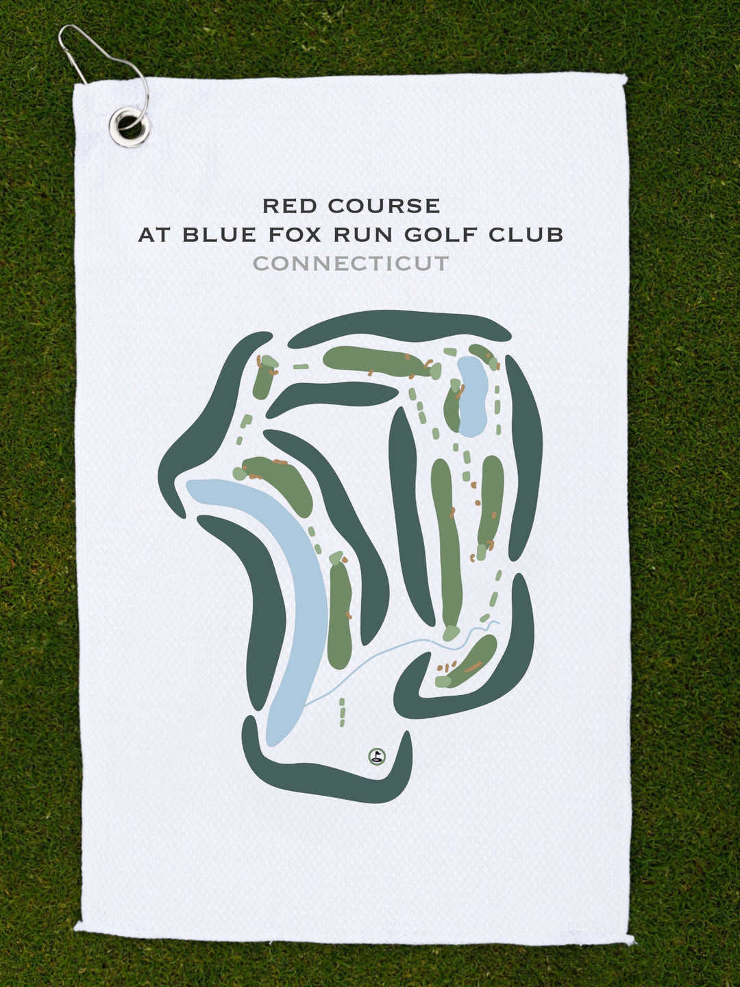 Red Course at Blue Fox Run Golf Course, Florida - Printed Golf Courses