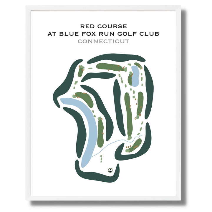 Red Course at Blue Fox Run Golf Course, Florida - Printed Golf Courses