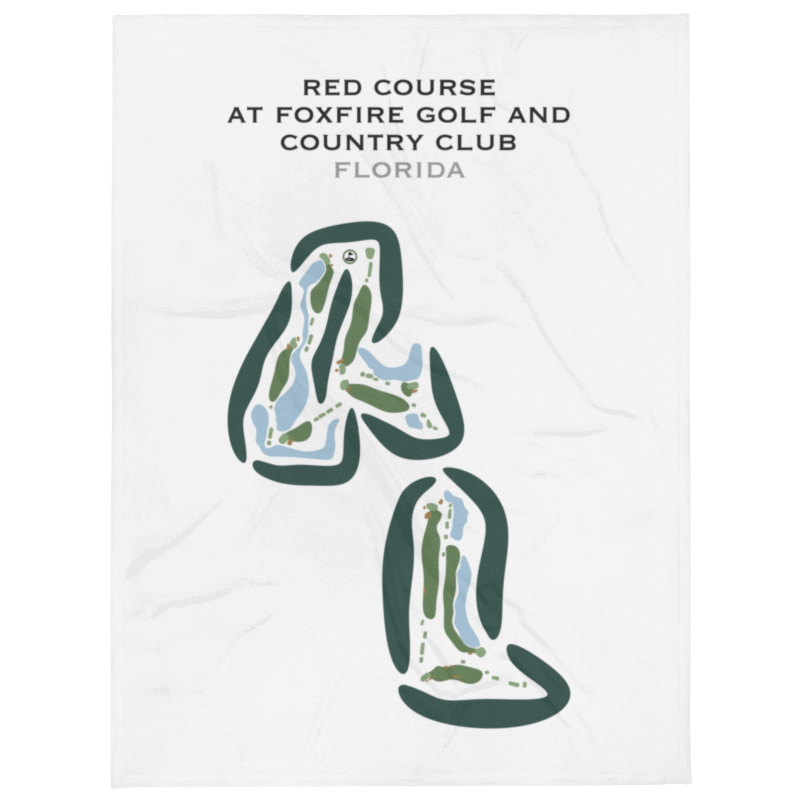 Red Course at Foxfire Golf & Country Club, Florida - Printed Golf Courses