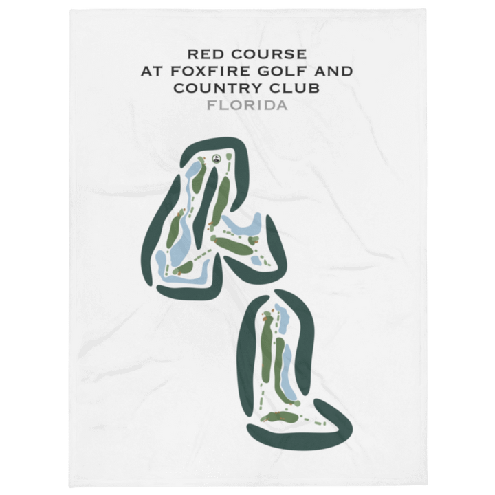 Red Course at Foxfire Golf & Country Club, Florida - Printed Golf Courses