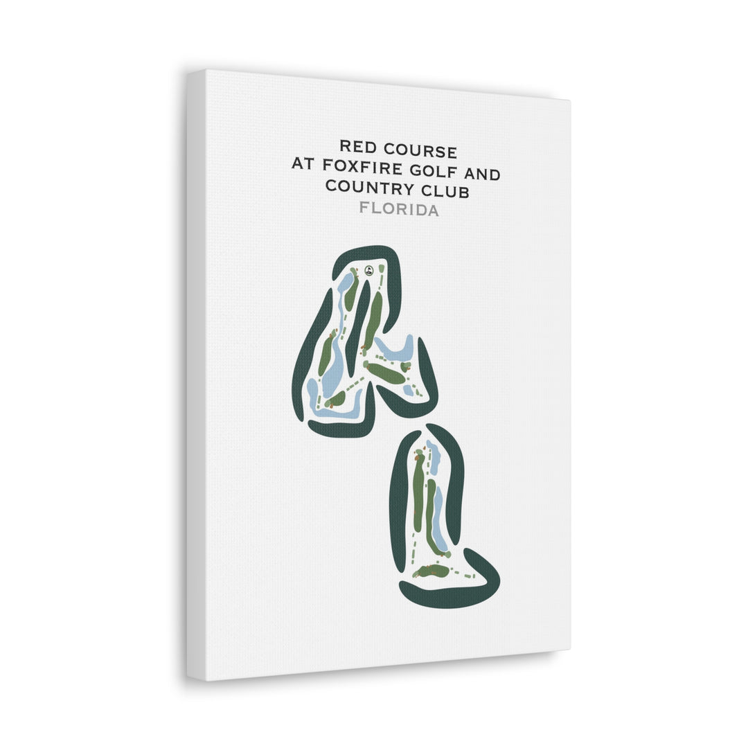 Red Course at Foxfire Golf & Country Club, Florida - Printed Golf Courses