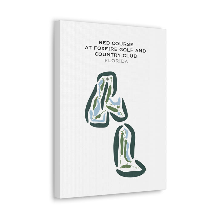 Red Course at Foxfire Golf & Country Club, Florida - Printed Golf Courses