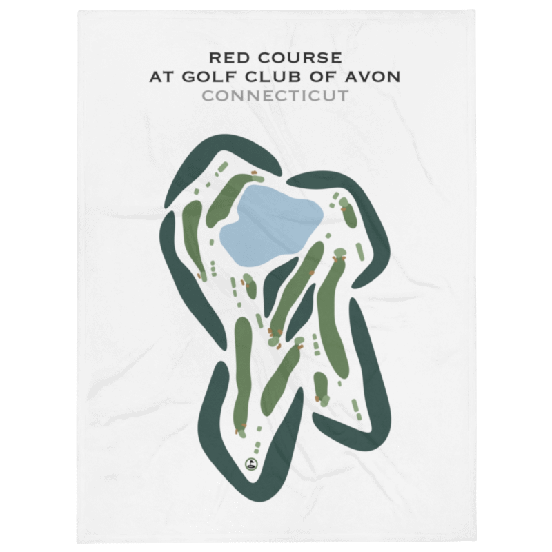 Red Course at Golf Club of Avon, Florida - Printed Golf Courses