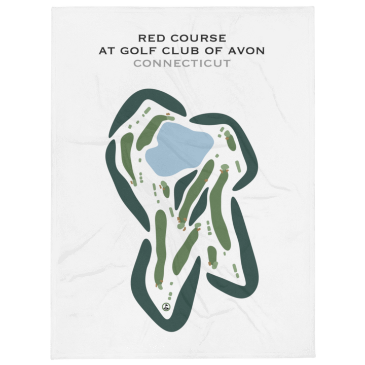 Red Course at Golf Club of Avon, Florida - Printed Golf Courses