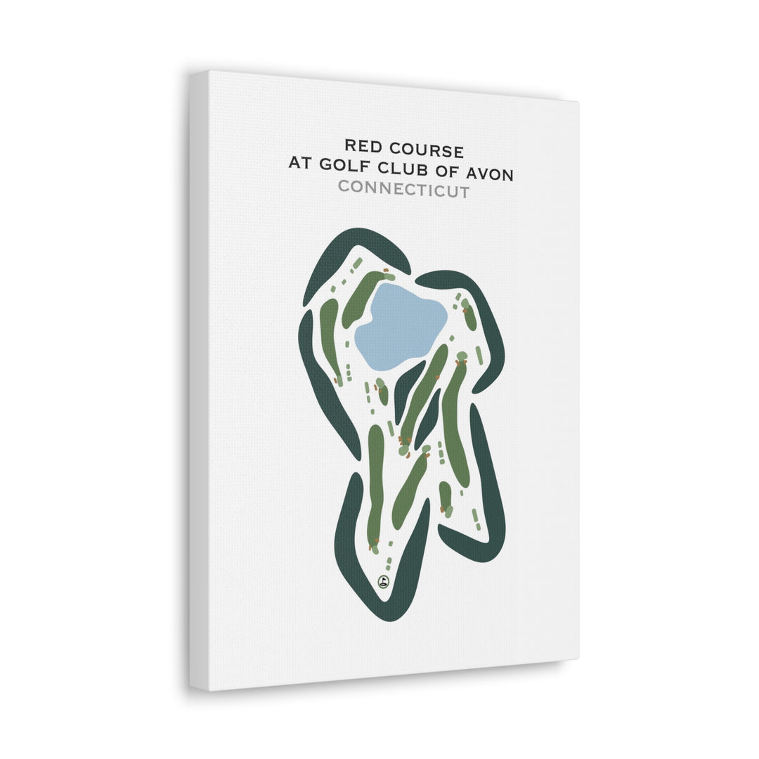 Red Course at Golf Club of Avon, Florida - Printed Golf Courses