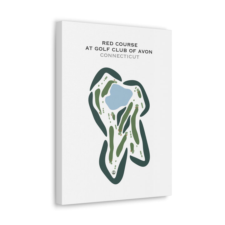 Red Course at Golf Club of Avon, Florida - Printed Golf Courses