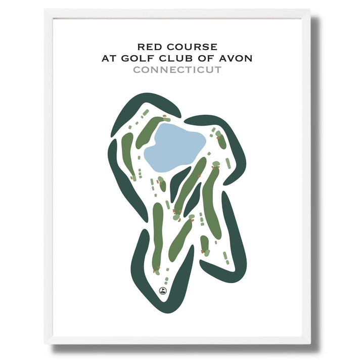 Red Course at Golf Club of Avon, Florida - Printed Golf Courses