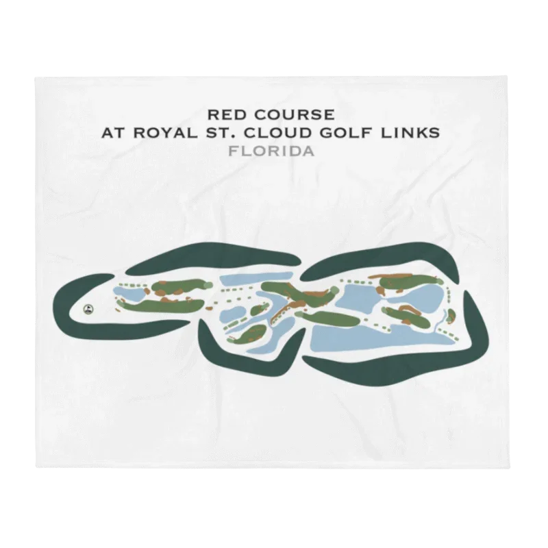 Red Course at Royal St. Cloud Golf Links, Florida - Printed Golf Courses