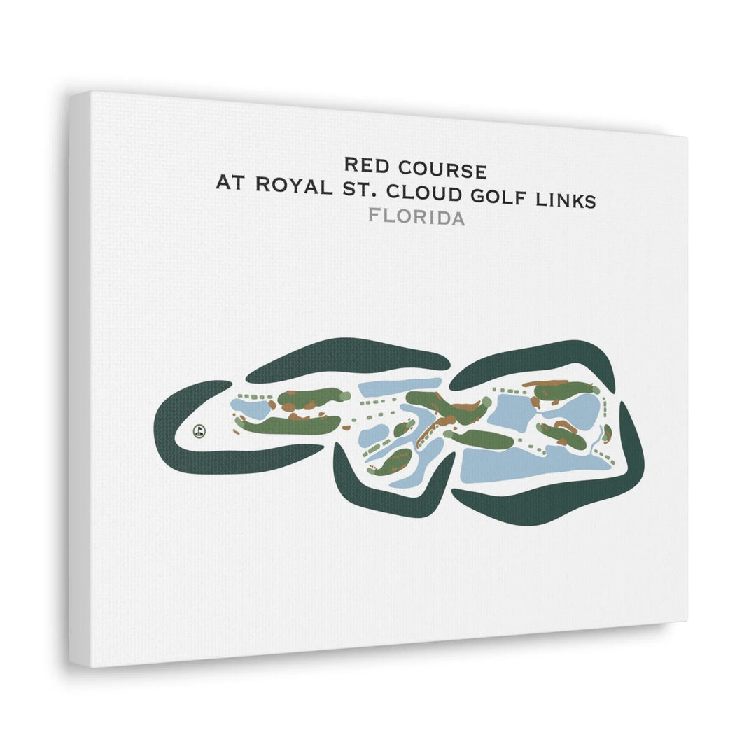 Red Course at Royal St. Cloud Golf Links, Florida - Printed Golf Courses