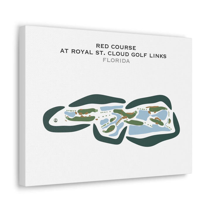 Red Course at Royal St. Cloud Golf Links, Florida - Printed Golf Courses