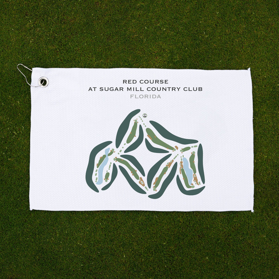 Red Course at Sugar Mill Country Club, Florida - Printed Golf Courses