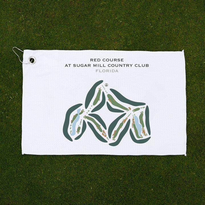 Red Course at Sugar Mill Country Club, Florida - Printed Golf Courses