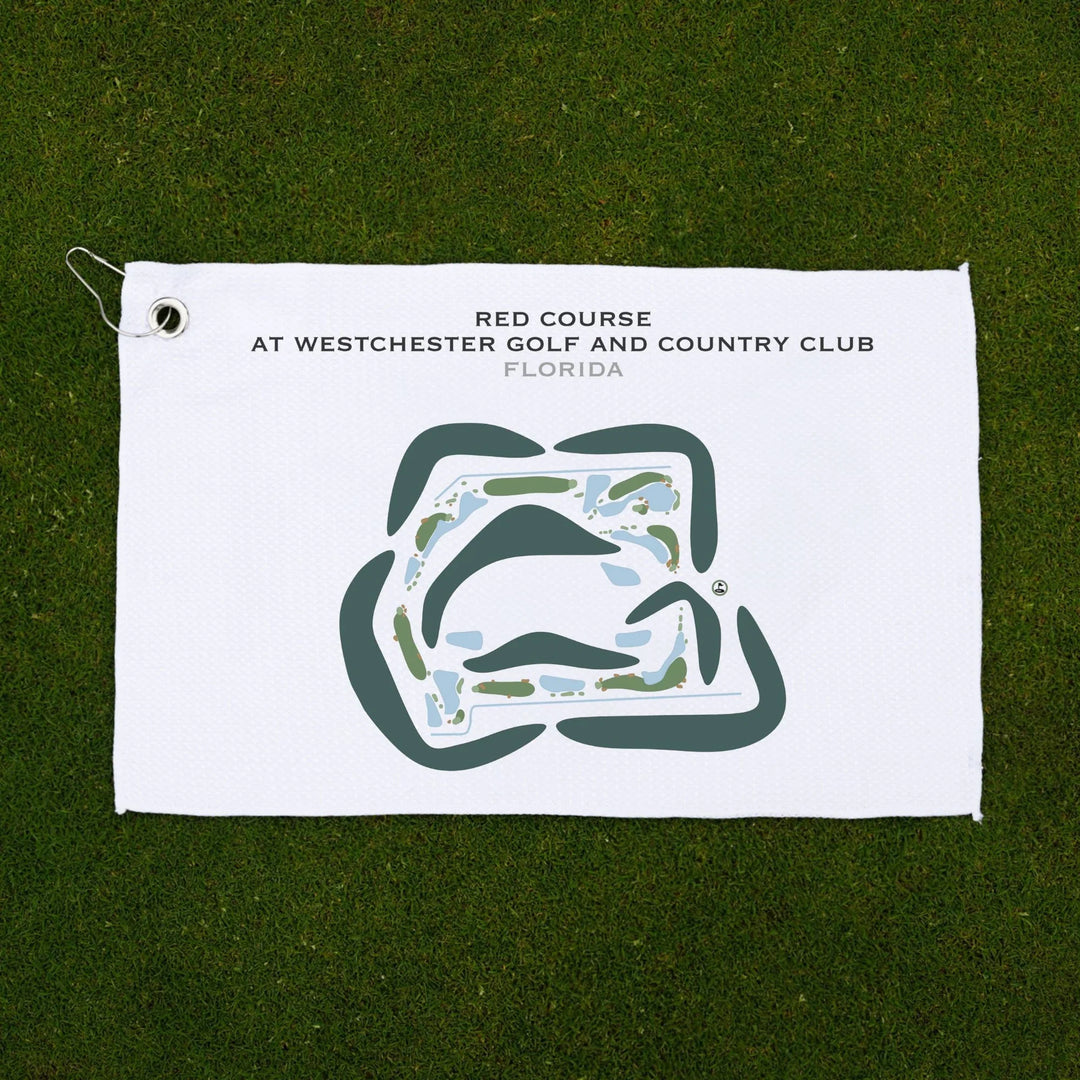 Red Course at Westchester Golf & Country Club, Florida - Printed Golf Courses