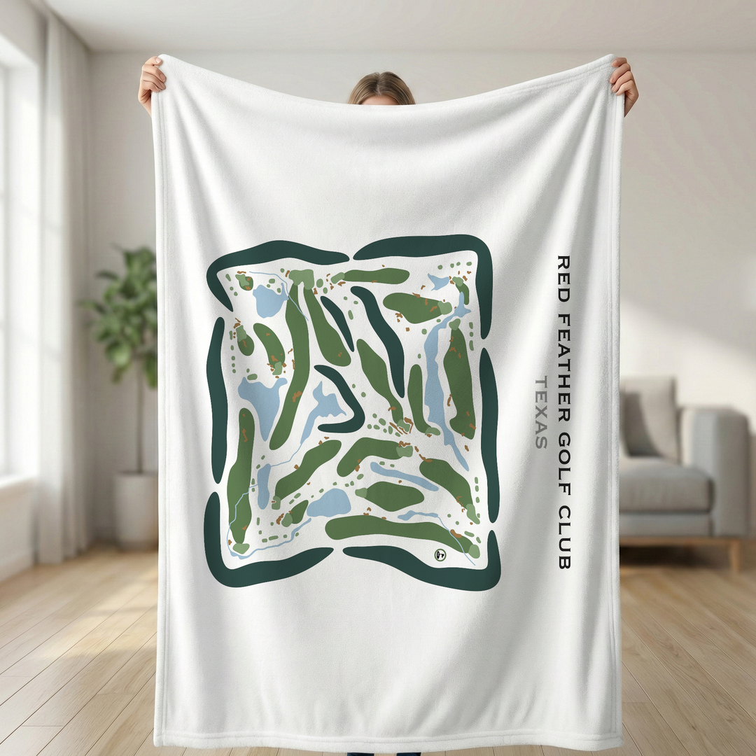 Red Feather Golf Club, Texas - Printed Golf Courses