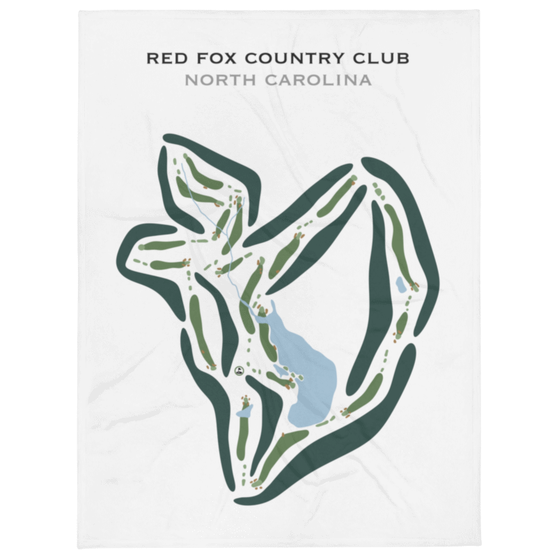 Red Fox Country Club, North Carolina - Printed Golf Courses