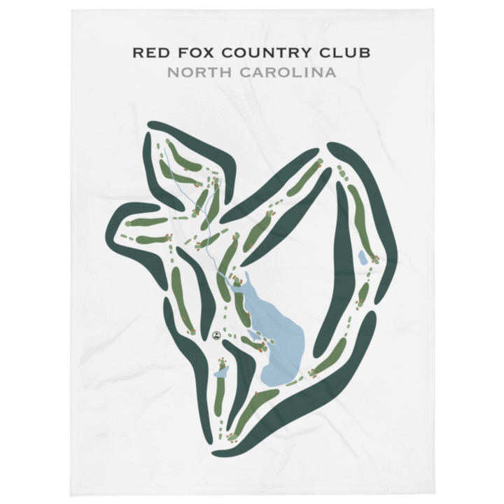 Red Fox Country Club, North Carolina - Printed Golf Courses