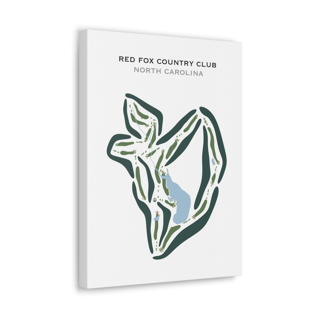 Red Fox Country Club, North Carolina - Printed Golf Courses