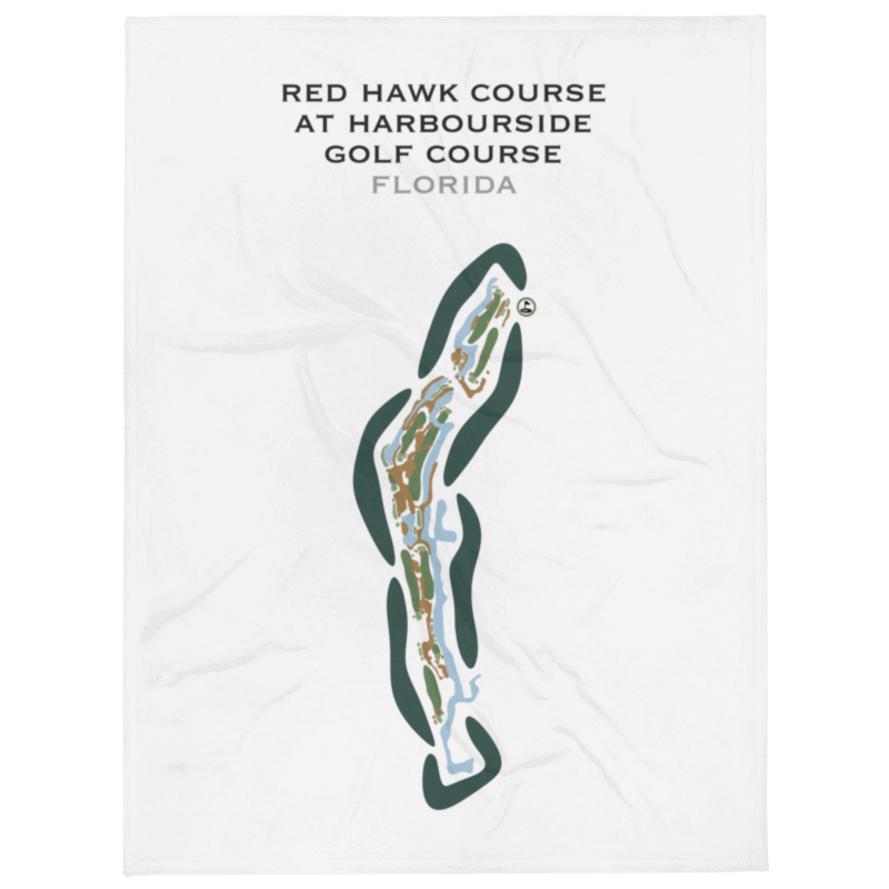 Red Hawk Course at Harbourside Golf Course at The Resort at Longboat Key Club, Florida - Printed Golf Courses