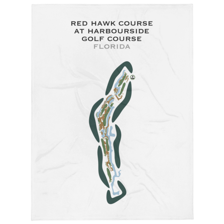 Red Hawk Course at Harbourside Golf Course at The Resort at Longboat Key Club, Florida - Printed Golf Courses