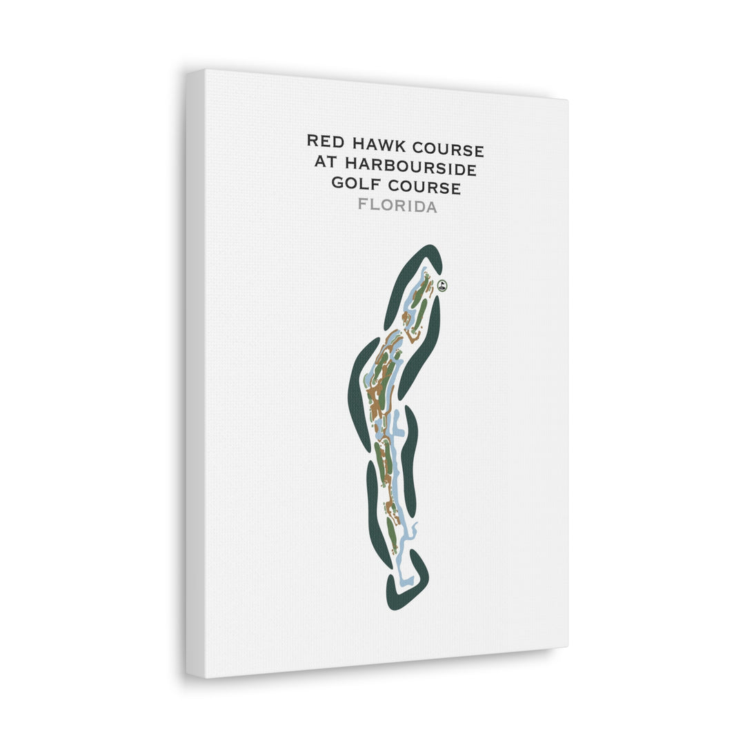 Red Hawk Course at Harbourside Golf Course at The Resort at Longboat Key Club, Florida - Printed Golf Courses