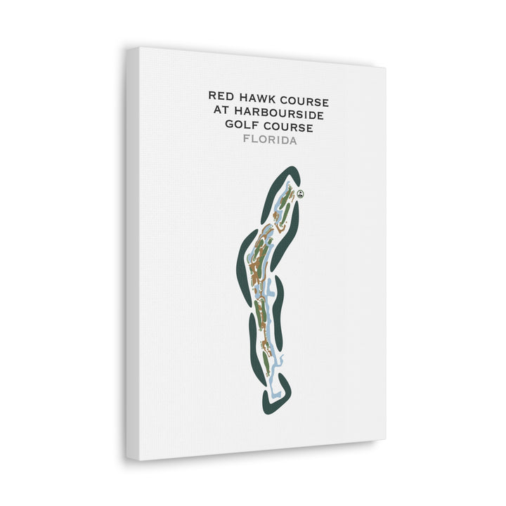 Red Hawk Course at Harbourside Golf Course at The Resort at Longboat Key Club, Florida - Printed Golf Courses