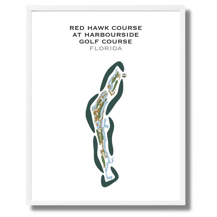 Red Hawk Course at Harbourside Golf Course at The Resort at Longboat Key Club, Florida - Printed Golf Courses