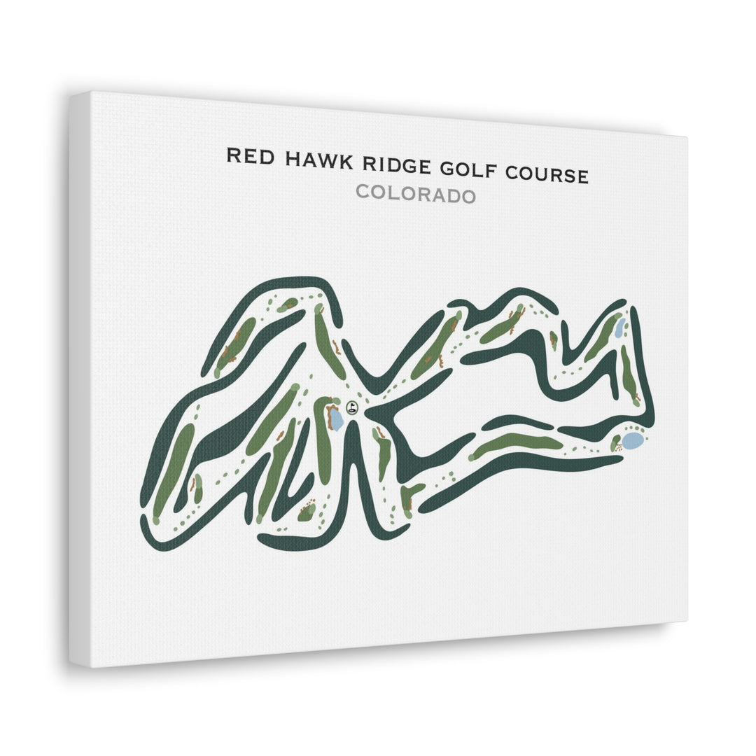 Red Hawk Ridge Golf Course, Colorado - Printed Golf Courses