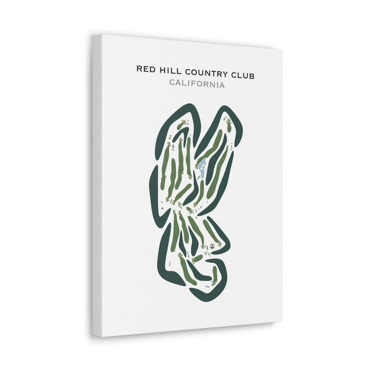Red Hill Country Club, California - Printed Golf Course