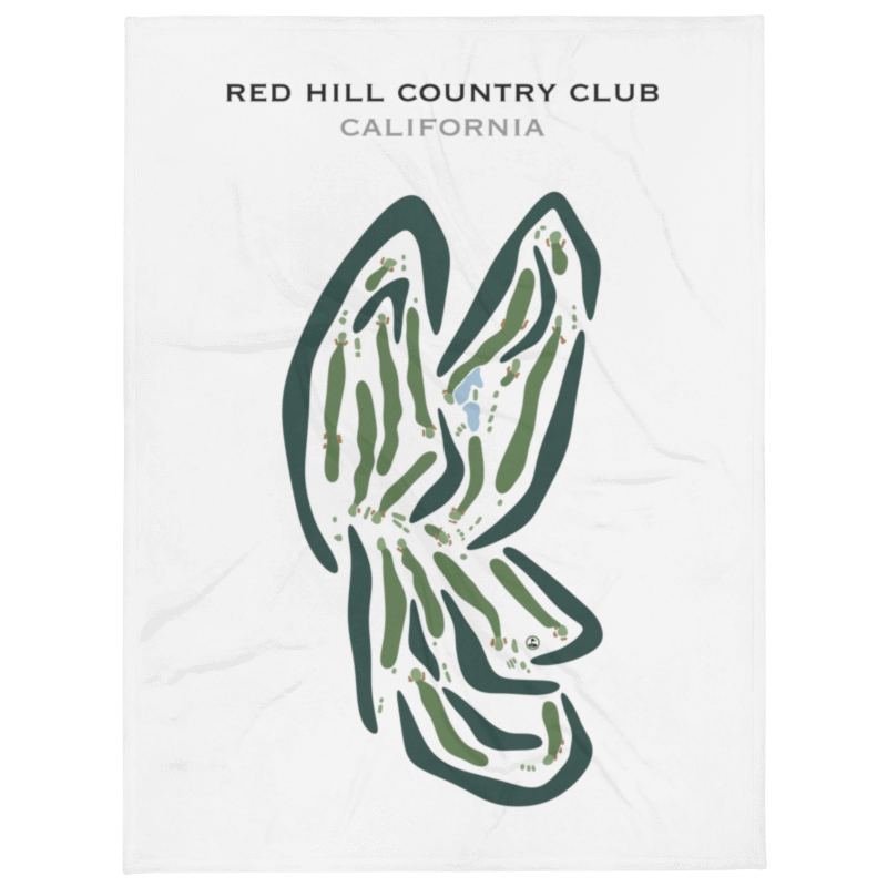 Red Hill Country Club, California - Printed Golf Course