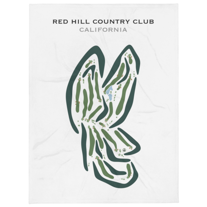 Red Hill Country Club, California - Printed Golf Course