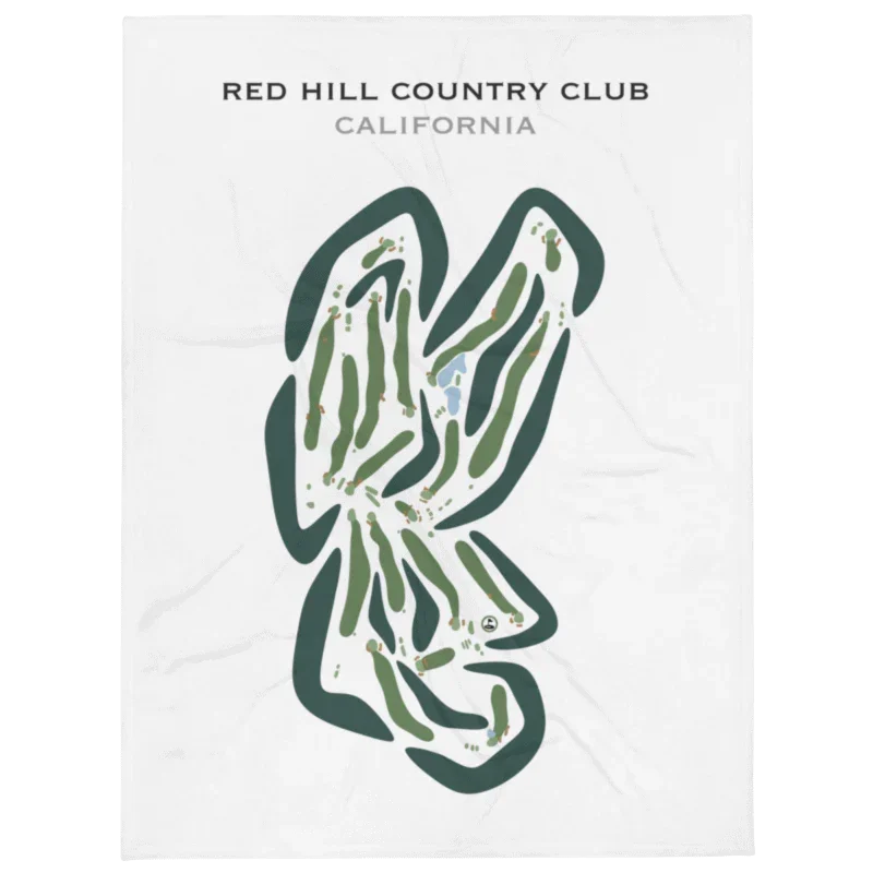 Red Hill Country Club, California - Printed Golf Course