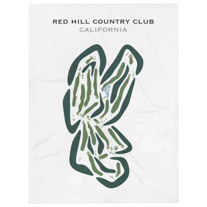 Red Hill Country Club, California - Printed Golf Course