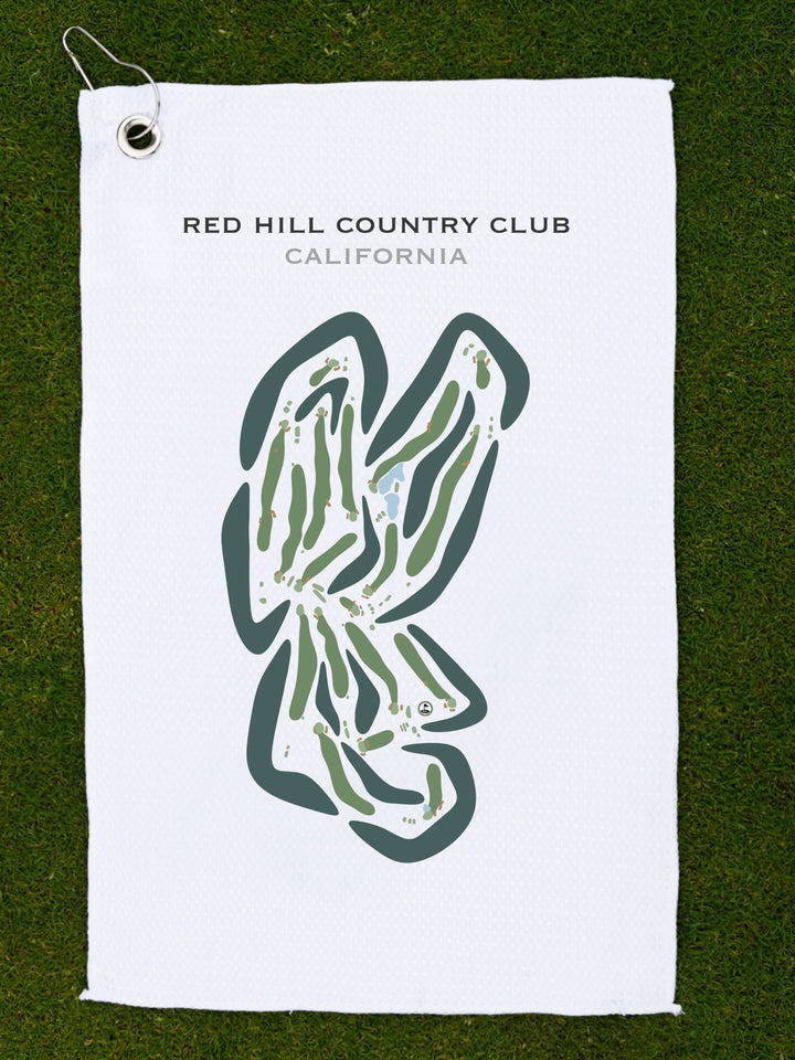 Red Hill Country Club, California - Printed Golf Course