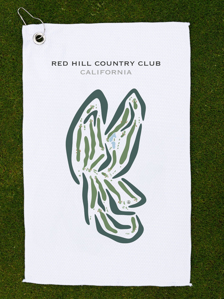 Red Hill Country Club, California - Printed Golf Course