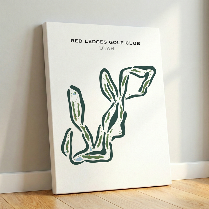 Red Ledges Golf Club, Heber Utah - Printed Golf Courses