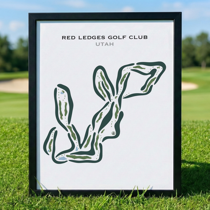 Red Ledges Golf Club, Heber Utah - Printed Golf Courses